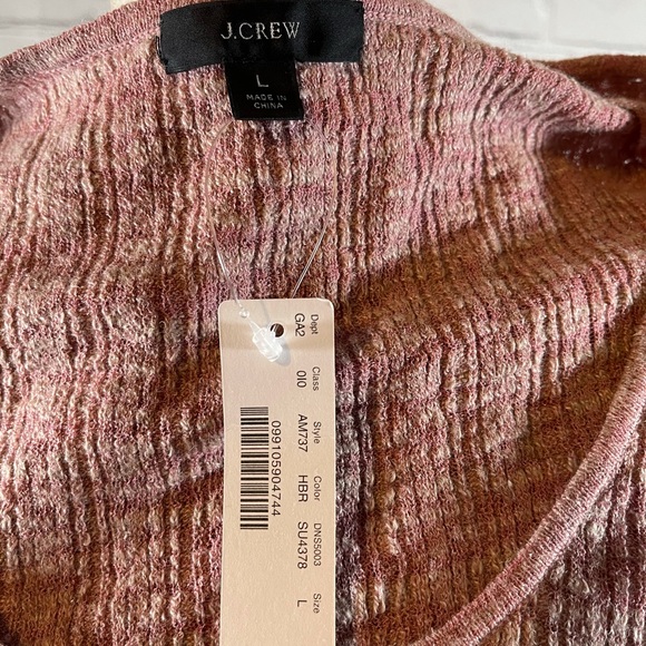 NWT JCREW RUFFLE SWEATER TANK LINEN BLEND - Picture 4 of 5